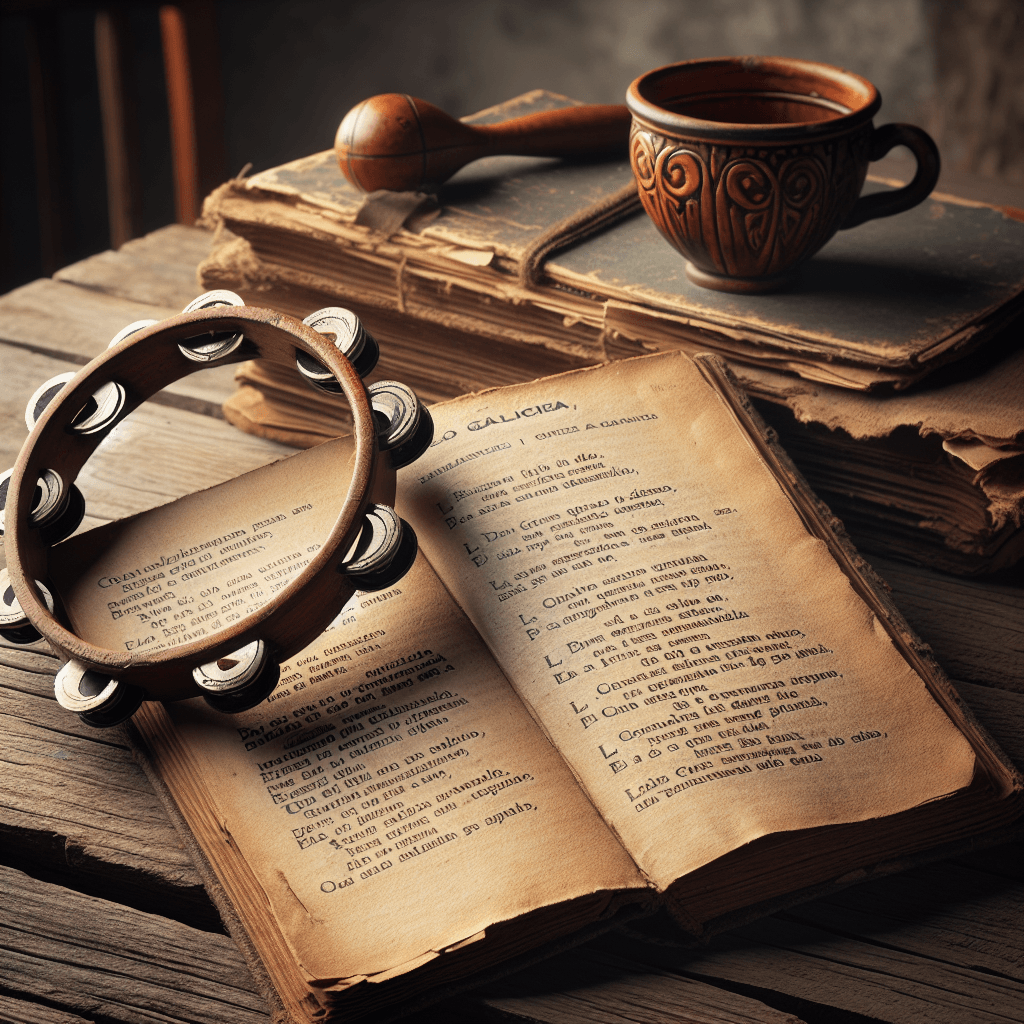 Pandeireta e lírica galega