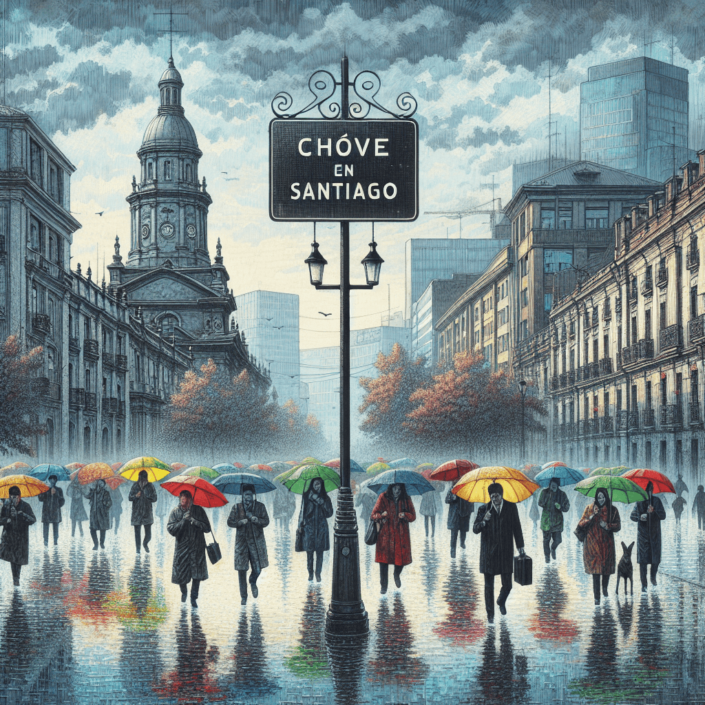 Chove en Santiago