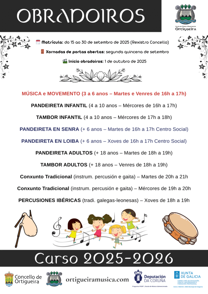 Cartaz Obradoiros 2025